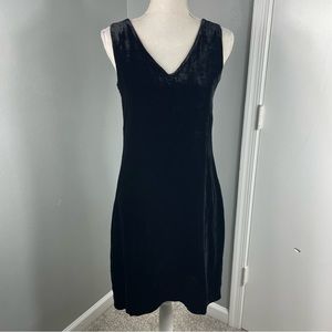 Garnet‎ Hill || Velvet Sleeveless High Low Dress Size 4